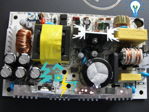 24V2A裸板開關(guān)電源P046S2